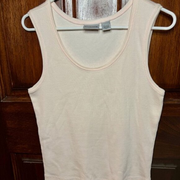 Women's Pink Chico Ribbed Tank Top Size 1 - Picture 2 of 5